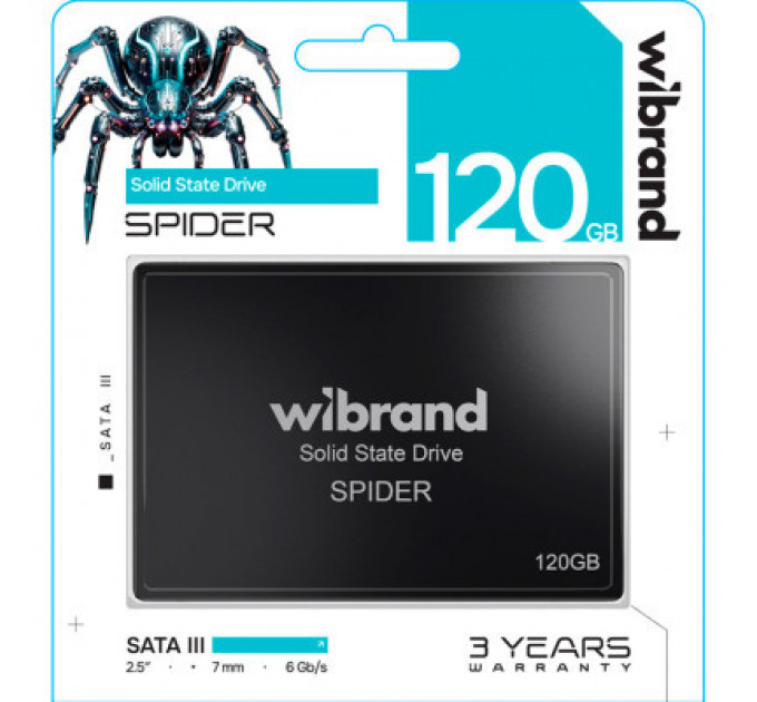 Накопичувач SSD 2.5" 120GB Spider Wibrand (WI2.5SSD/SP120GB)