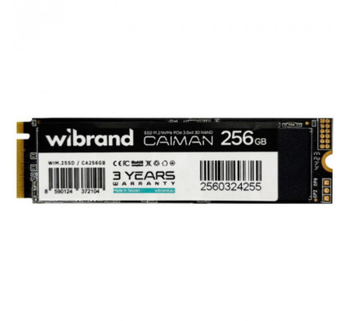 Накопичувач SSD M.2 2280 256GB Caiman Wibrand (WIM.2SSD/CA256GB)