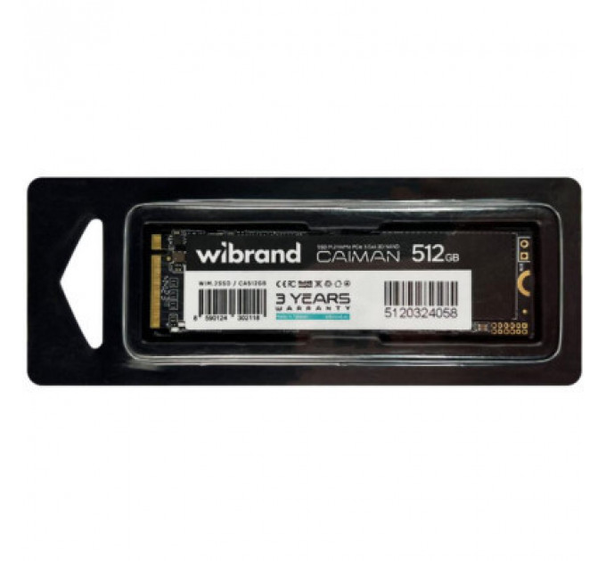 Накопичувач SSD M.2 2280 512GB Caiman Wibrand (WIM.2SSD/CA512GB)