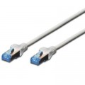 Digitus Патч-корд Digitus 10м, cat.5e, SF-UTP, AWG 26/7, grey (DK-1531-100)