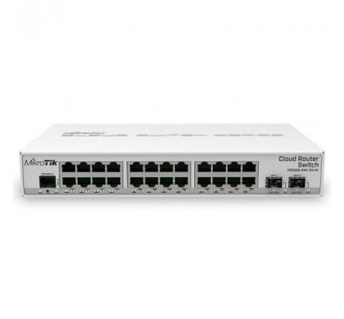 Комутатор мережевий Mikrotik CRS326-24G-2S+IN