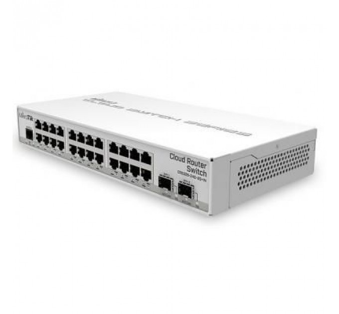 Комутатор мережевий Mikrotik CRS326-24G-2S+IN