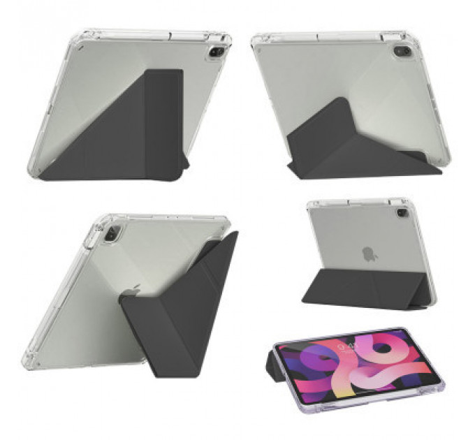 Чохол до планшета BeCover Ultra Slim Origami Transparent Apple iPad Air 11" M2 2024 Black (711389)
