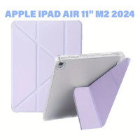 Чохол до планшета BeCover Ultra Slim Origami Transparent Apple iPad Air 11" M2 2024 Purple (711392)