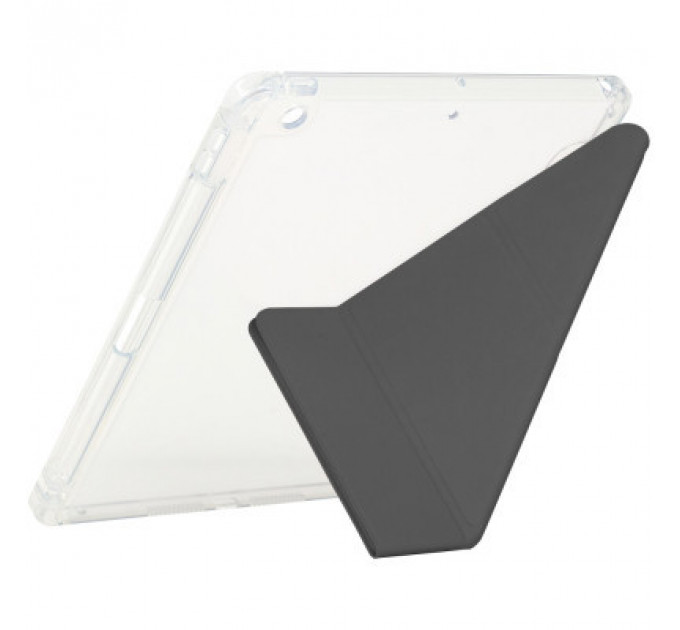 Чохол до планшета BeCover Ultra Slim Origami Transparent Apple Pencil Apple iPad 10.2 2019/2020/2021 Black (711098)