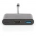 Digitus Перехідник USB-C to HDMA 2xUSB Digitus (DA-70855)