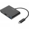 Digitus Перехідник USB-C to HDMA 2xUSB Digitus (DA-70855)