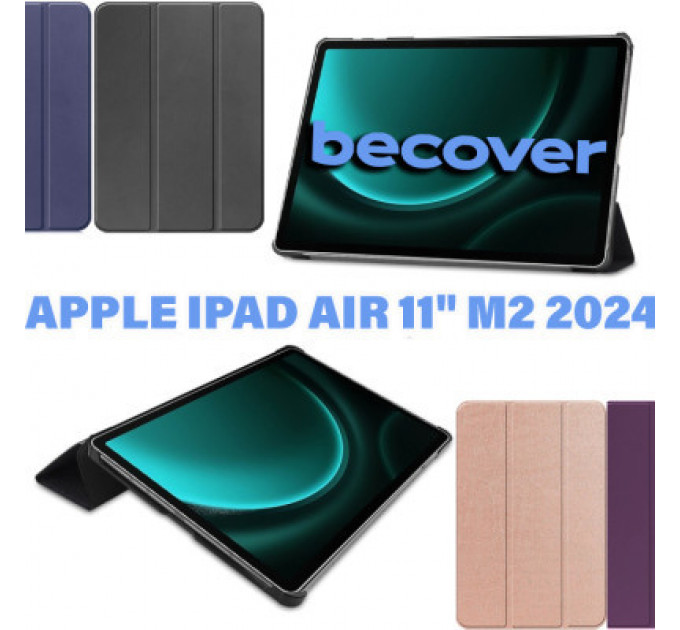 Чохол до планшета BeCover Smart Case Apple iPad Air 11" M2 2024 Black (711383)