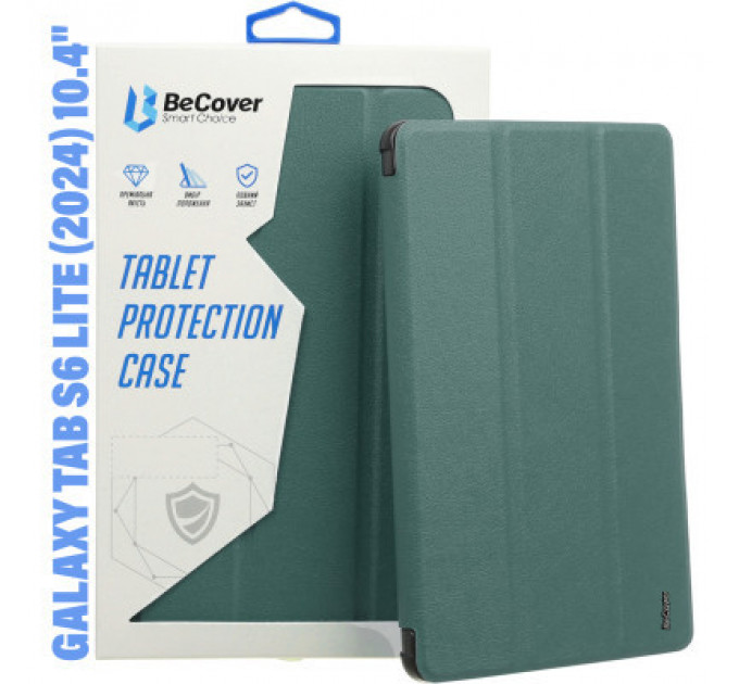Чохол до планшета BeCover Smart Case Samsung Galaxy Tab S6 Lite (2024) 10.4" P620/P625/P627 Dark Green (710819)