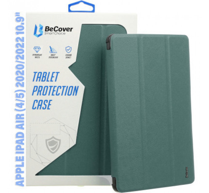 Чохол до планшета BeCover Soft Edge Apple iPad Air (4/5) 2020/2022 10.9" Dark Green (711120)