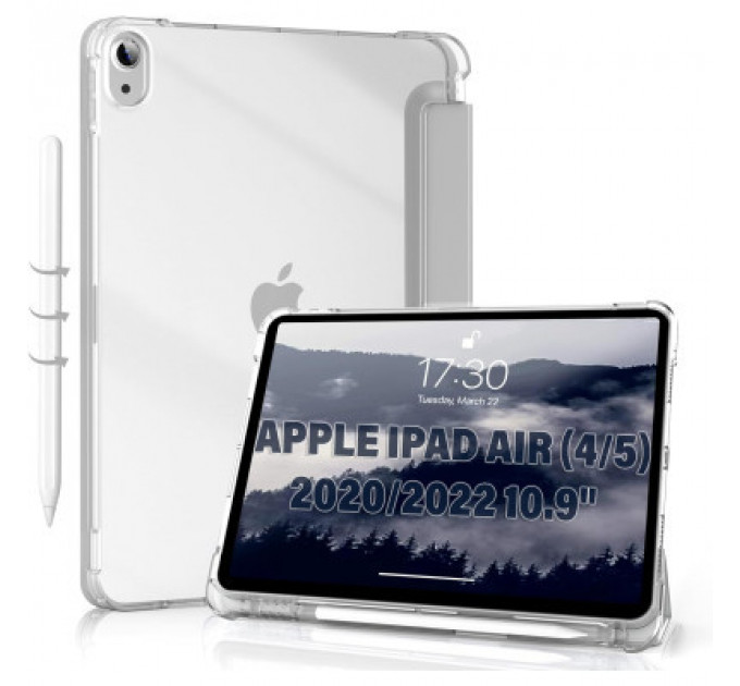 Чохол до планшета BeCover Soft Edge Apple iPad Air (4/5) 2020/2022 10.9" Gray (711122)