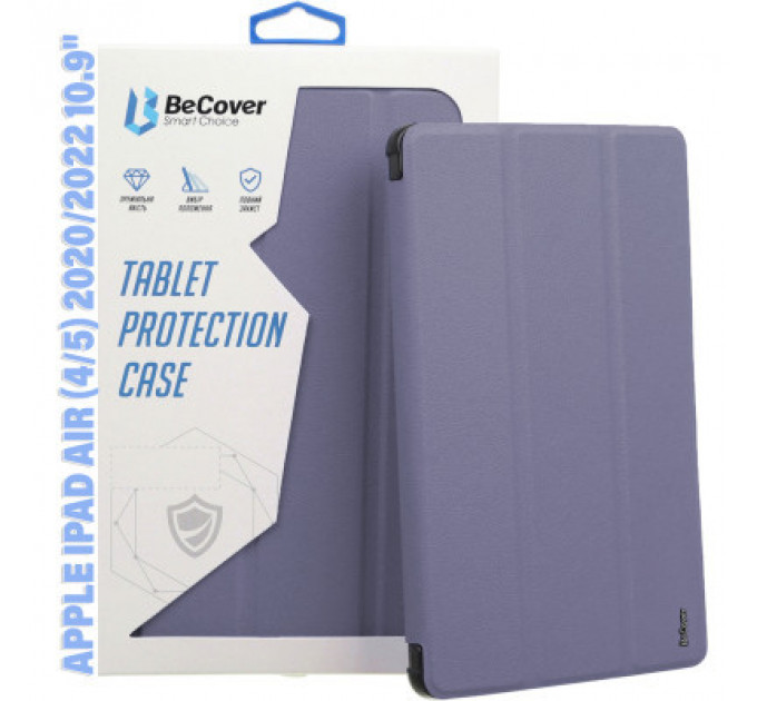 Чохол до планшета BeCover Soft Edge Apple iPad Air (4/5) 2020/2022 10.9" Purple (711124)