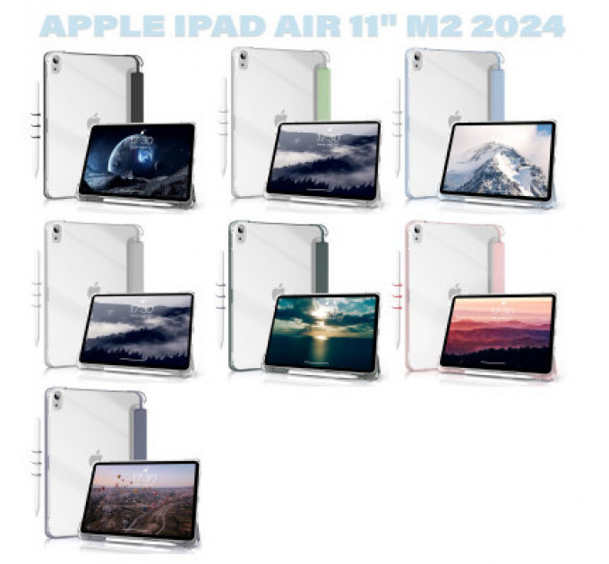 Чохол до планшета BeCover Soft Edge Apple iPad Air 11" M2 2024 Gray (711428)