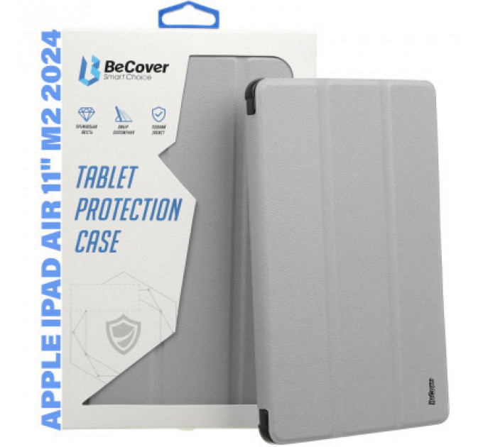 Чохол до планшета BeCover Soft Edge Apple iPad Air 11" M2 2024 Gray (711428)
