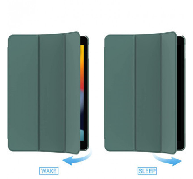 Чохол до планшета BeCover Tri Fold Hard Apple iPad 10.2 2019/2020/2021 Dark Green (709656) (709656)