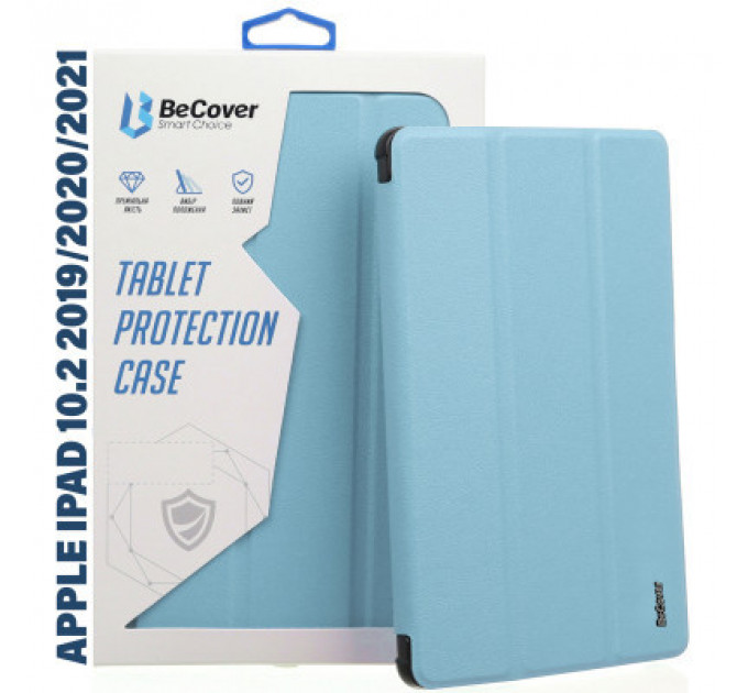 Чохол до планшета BeCover Tri Fold Hard Apple iPad 10.2 2019/2020/2021 Light Blue (711126)