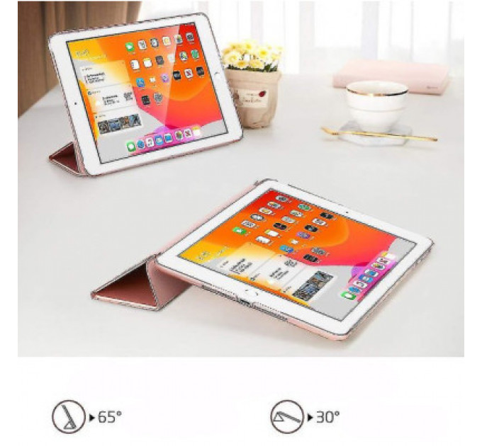 Чохол до планшета BeCover Tri Fold Hard Apple iPad 10.2 2019/2020/2021 Pink (711127)