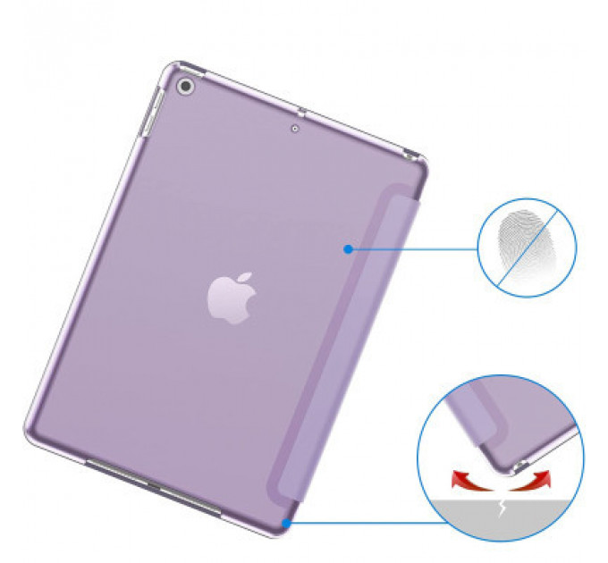 Чохол до планшета BeCover Tri Fold Hard Apple iPad 10.2 2019/2020/2021 Purple (709657) (709657)