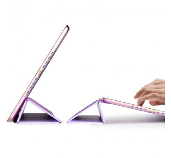 Чохол до планшета BeCover Tri Fold Hard Apple iPad 10.2 2019/2020/2021 Purple (709657) (709657)