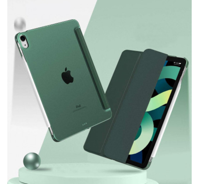 Чохол до планшета BeCover Tri Fold Hard Apple iPad Air (4/5) 2020/2022 10.9" Dark Green (709662) (709662)