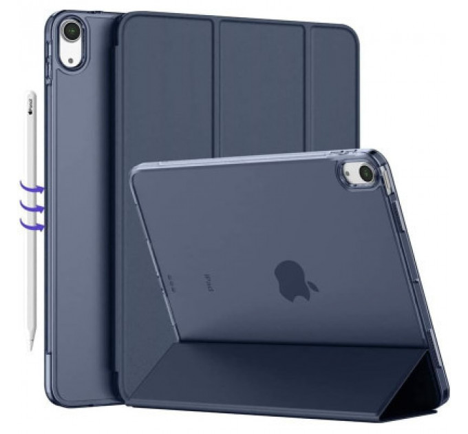 Чохол до планшета BeCover Tri Fold Hard Apple iPad Air (4/5) 2020/2022 10.9" Deep Blue (711128)