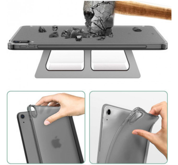 Чохол до планшета BeCover Tri Fold Hard Apple iPad Air 11" M2 2024 Black (711412)