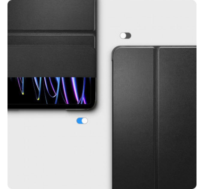 Чохол до планшета BeCover Tri Fold Hard Apple iPad Air 13" M2 2024 Black (711471)