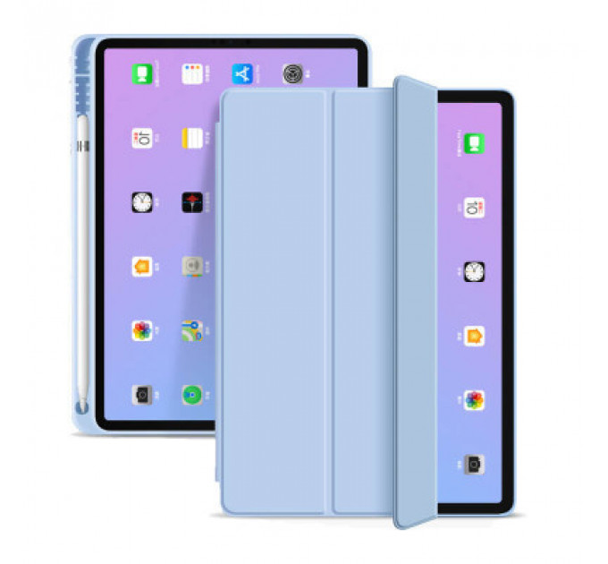 Чохол до планшета BeCover Tri Fold Hard TPU Apple iPad Air (4/5) 2020/2022 10.9" Light Blue (711108)