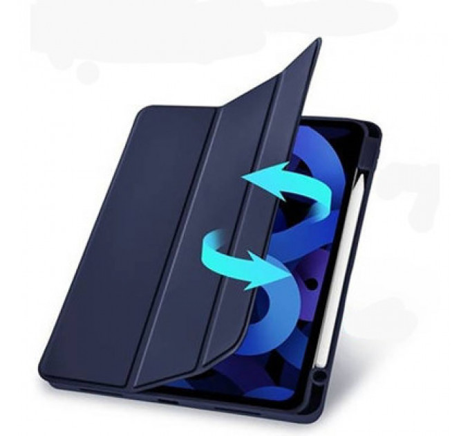 Чохол до планшета BeCover Tri Fold Hard TPU Apple iPad Air 11" M2 2024 Deep Blue (711401)
