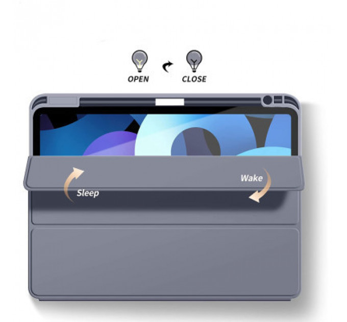 Чохол до планшета BeCover Tri Fold Hard TPU Apple iPad Air 11" M2 2024 Purple (711404)