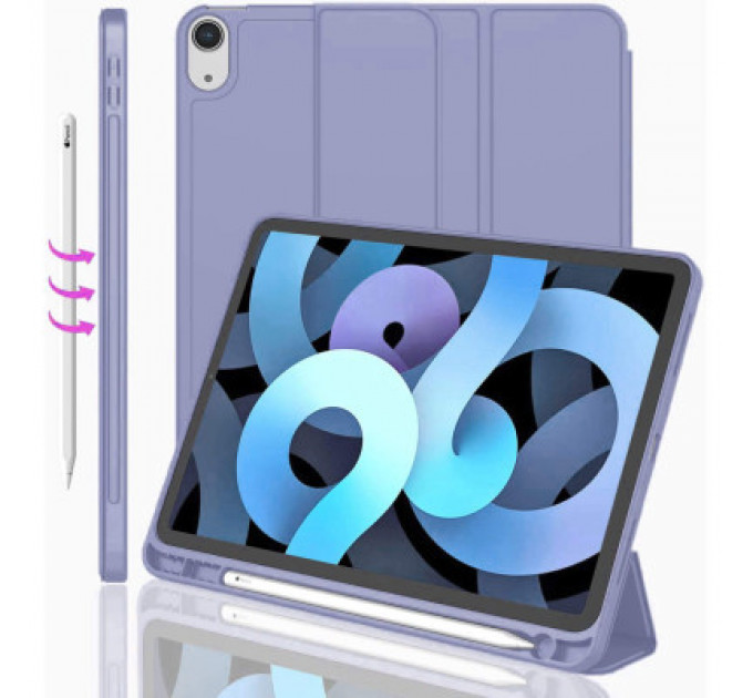 Чохол до планшета BeCover Tri Fold Hard TPU Apple iPad Air 11" M2 2024 Purple (711404)