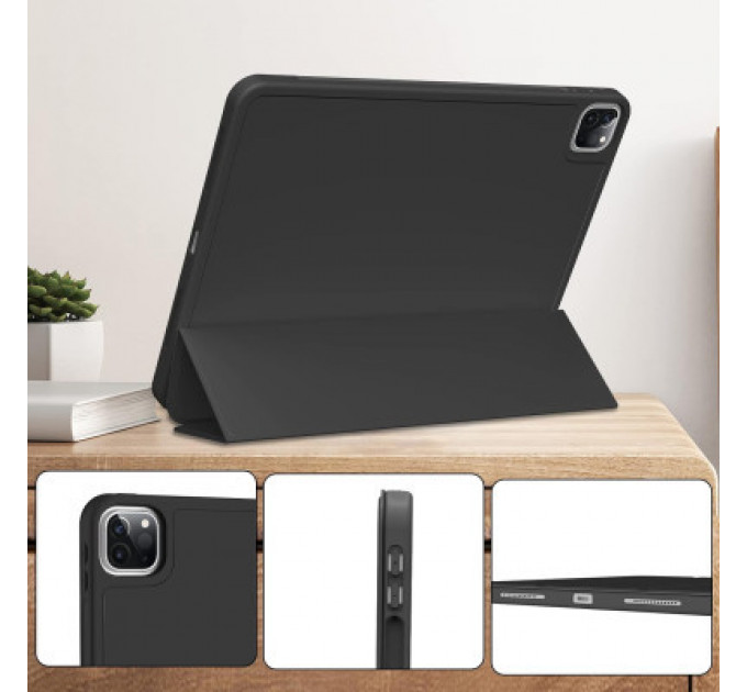 Чохол до планшета BeCover Tri Fold Hard TPU Apple iPad Pro 11 2020/2021/2022 Black (711109)