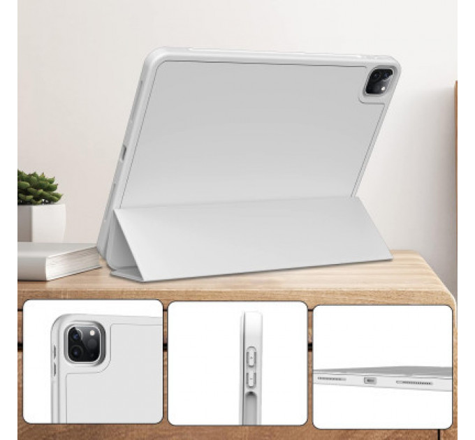 Чохол до планшета BeCover Tri Fold Hard TPU Apple iPad Pro 11 2020/2021/2022 Gray (711111)