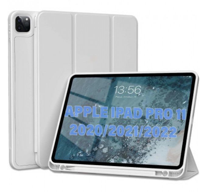 Чохол до планшета BeCover Tri Fold Hard TPU Apple iPad Pro 11 2020/2021/2022 Gray (711111)