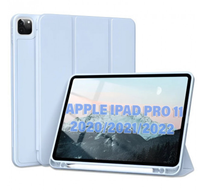 Чохол до планшета BeCover Tri Fold Hard TPU Apple iPad Pro 11 2020/2021/2022 Light Blue (711112)