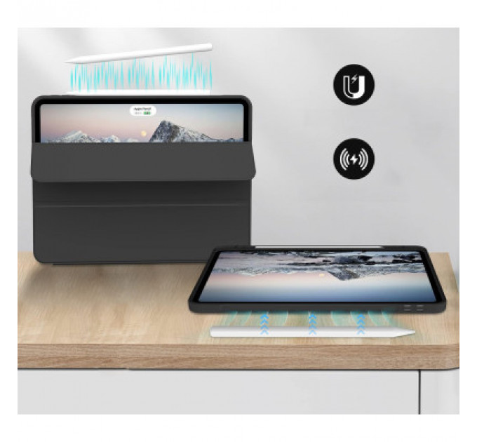 Чохол до планшета BeCover Tri Fold Hard TPU Apple iPad Pro 12.9 2020/2021/2022 Black (711115)