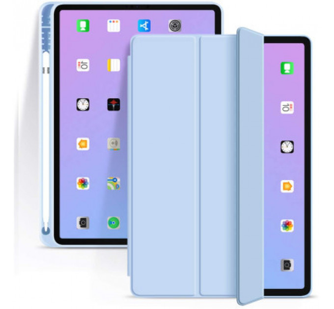 Чохол до планшета BeCover Tri Fold Hard TPU Apple iPad Air 4 10.9 2020/2022 Light Blue (706752) (706752)