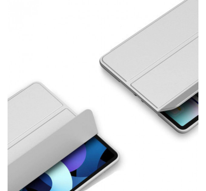 Чохол до планшета BeCover Tri Fold Soft TPU Silicone Apple iPad Air (4/5) 2020/2022 10.9" Gray (711132)
