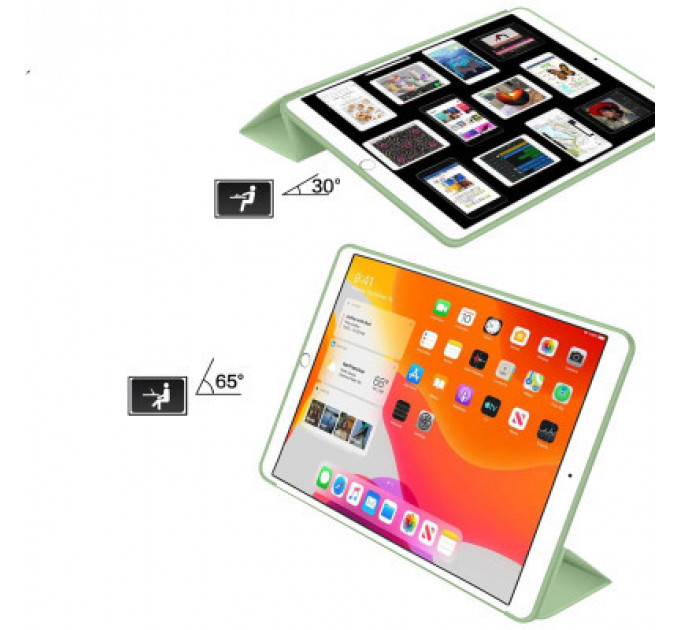 Чохол до планшета BeCover Tri Fold Soft TPU Silicone Apple iPad Air (4/5) 2020/2022 10.9" Green (711131)