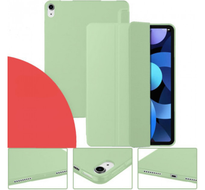Чохол до планшета BeCover Tri Fold Soft TPU Silicone Apple iPad Air (4/5) 2020/2022 10.9" Green (711131)
