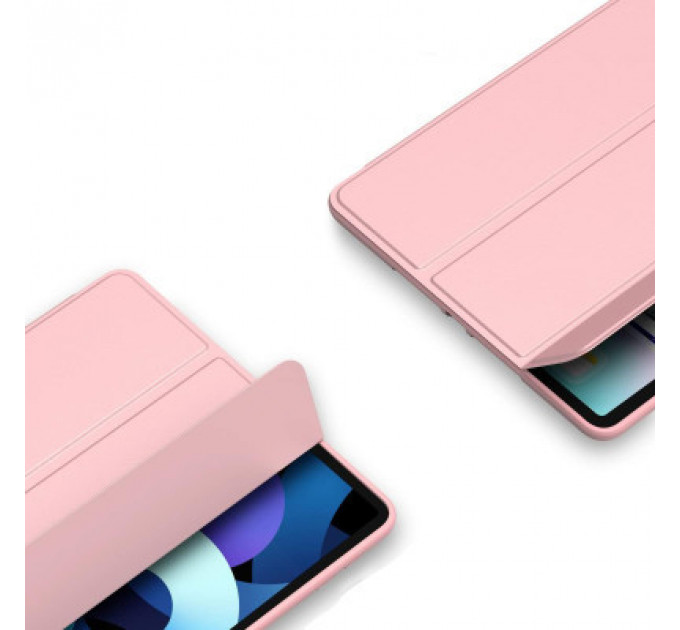 Чохол до планшета BeCover Tri Fold Soft TPU Silicone Apple iPad Air (4/5) 2020/2022 10.9" Pink (711133)
