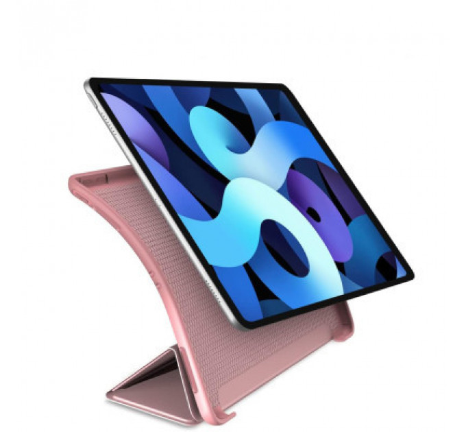 Чохол до планшета BeCover Tri Fold Soft TPU Silicone Apple iPad Air (4/5) 2020/2022 10.9" Pink (711133)