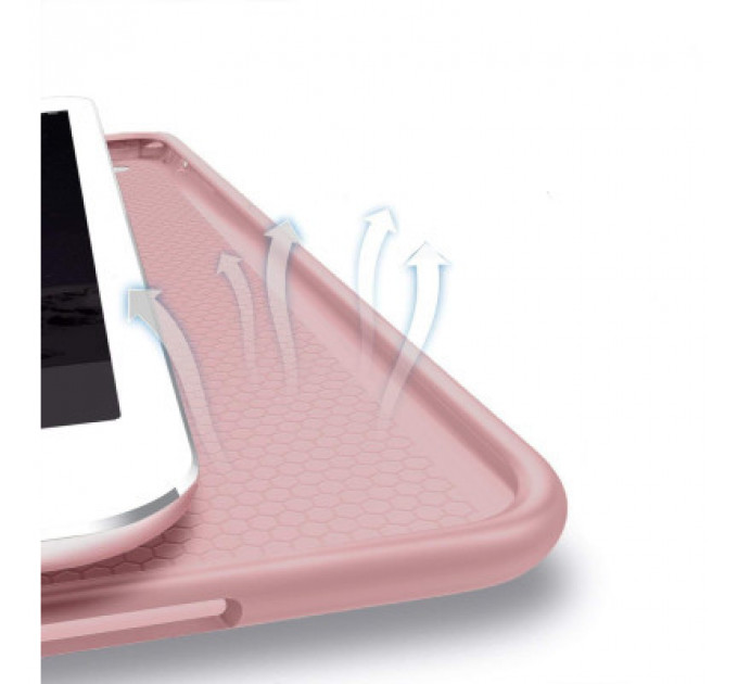 Чохол до планшета BeCover Tri Fold Soft TPU Silicone Apple iPad Air (4/5) 2020/2022 10.9" Pink (711133)