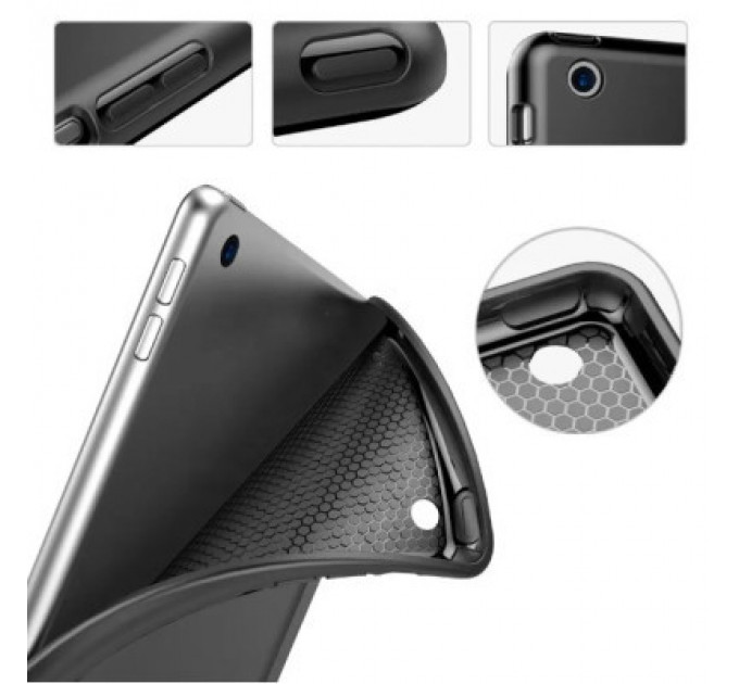 Чохол до планшета BeCover Tri Fold Soft TPU Silicone Apple iPad Air 11" M2 2024 Black (711405)