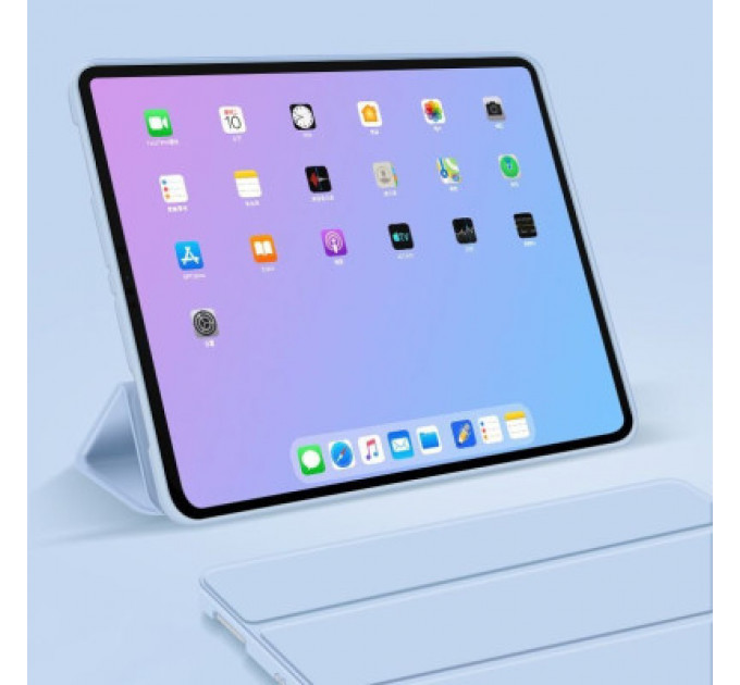 Чохол до планшета BeCover Tri Fold Soft TPU Silicone Apple iPad Air 11" M2 2024 Light Blue (711409)