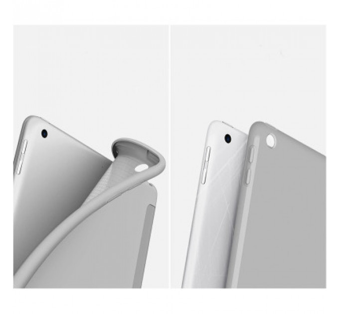 Чохол до планшета BeCover Tri Fold Soft TPU Silicone Apple iPad Air 4 10.9 2020/2021 Gray (706872) (706872)
