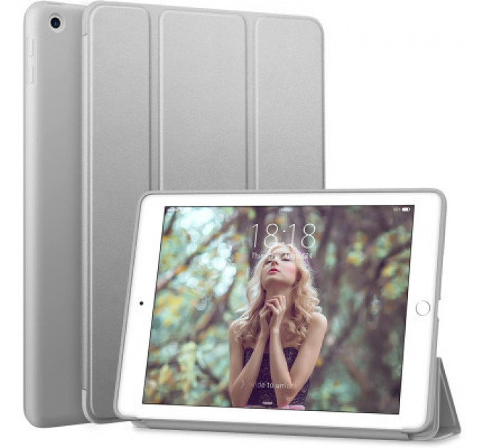 Чохол до планшета BeCover Tri Fold Soft TPU Silicone Apple iPad Air 4 10.9 2020/2021 Gray (706872) (706872)