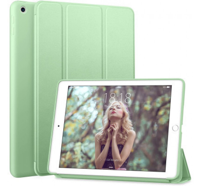 Чохол до планшета BeCover Tri Fold Soft TPU Silicone Apple iPad Air 4 10.9 2020/2021 Green (706871) (706871)