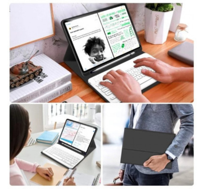 Чохол до планшета BeCover Keyboard Apple iPad 10.2 2019/2020/2021 Black (711134)