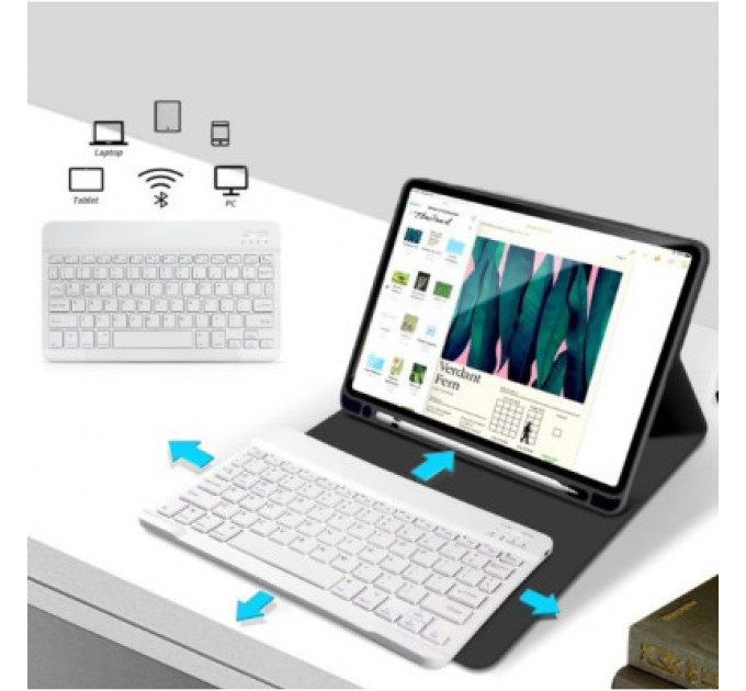 Чохол до планшета BeCover Keyboard Apple iPad 10.2 2019/2020/2021 Black (711134)